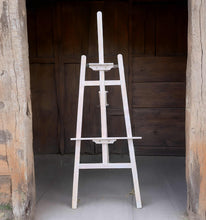 Load image into Gallery viewer, White wash wooden easel - HIRE ONLY
