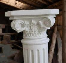 Load image into Gallery viewer, White Roman plinth 1.2m - HIRE ONLY
