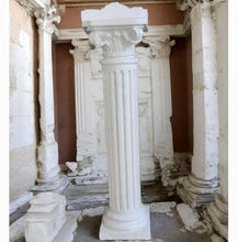 Load image into Gallery viewer, White Roman plinth 1.2m - HIRE ONLY
