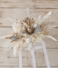 Load image into Gallery viewer, Boho Banksia Everlasting arbour / easel flowers - HIRE ONLY
