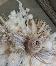 Load image into Gallery viewer, Boho Banksia Everlasting arbour / easel flowers - HIRE ONLY
