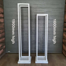 Load image into Gallery viewer, White Wooden Stands - HIRE ONLY
