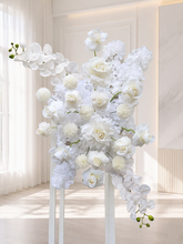 Load image into Gallery viewer, White hanging flowers LARGE - backdrop / arbour - HIRE ONLY
