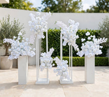 Load image into Gallery viewer, White hanging flowers LARGE - backdrop / arbour - HIRE ONLY
