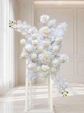 Load image into Gallery viewer, White hanging flowers LARGE - backdrop / arbour - HIRE ONLY
