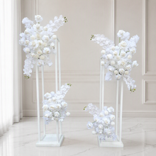 Load image into Gallery viewer, White hanging flowers LARGE - backdrop / arbour - HIRE ONLY
