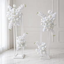Load image into Gallery viewer, White hanging flowers LARGE - backdrop / arbour - HIRE ONLY
