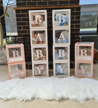 Load image into Gallery viewer, BABY Empty balloon boxes - HIRE ONLY
