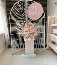 Load image into Gallery viewer, White bamboo backdrop - HIRE ONLY
