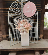 Load image into Gallery viewer, White bamboo backdrop - HIRE ONLY
