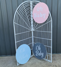 Load image into Gallery viewer, White bamboo backdrop - HIRE ONLY
