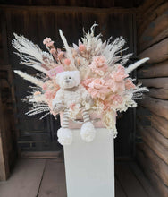 Load image into Gallery viewer, White mesh &amp; pink flowers - Baby Package - HIRE ONLY
