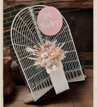 Load image into Gallery viewer, Oh Baby backdrop &amp; everlasting flowers package - HIRE ONLY
