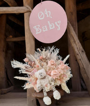 Load image into Gallery viewer, Oh Baby backdrop &amp; everlasting flowers package - HIRE ONLY

