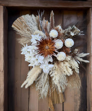 Load image into Gallery viewer, Everlasting Boho arbour backdrop hanging flowers - HIRE ONLY
