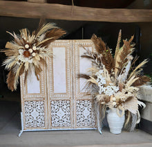 Load image into Gallery viewer, Deluxe Boho Backdrop &amp; Flowers package - Option 2 - HIRE ONLY
