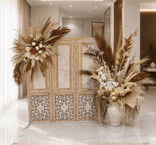 Load image into Gallery viewer, Deluxe Boho Backdrop &amp; Flowers package - Option 2 - HIRE ONLY
