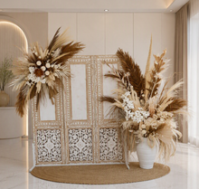Load image into Gallery viewer, Deluxe Boho Backdrop &amp; Flowers package - Option 2 - HIRE ONLY
