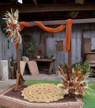 Load image into Gallery viewer, Boho Round jute rug - HIRE ONLY
