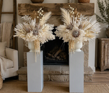 Load image into Gallery viewer, Boho dry &amp; preserved flower urn - HIRE ONLY
