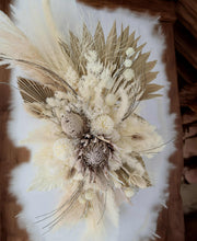 Load image into Gallery viewer, Boho King Protea Everlasting arbour / backdrop flowers Style 2 - HIRE ONLY
