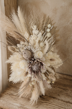 Load image into Gallery viewer, Boho King Protea Everlasting arbour / backdrop flowers Style 2 - HIRE ONLY
