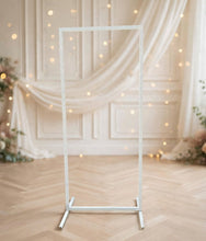 Load image into Gallery viewer, White Welcome Sign Stand , seating chart - Wedding, events - HIRE ONLY
