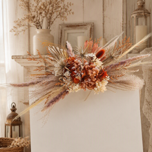 Load image into Gallery viewer, Rustic everlasting arbour / backdrop / easel hanging flowers SMALL - HIRE ONLY
