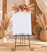 Load image into Gallery viewer, Rustic everlasting arbour / backdrop / easel hanging flowers SMALL - HIRE ONLY
