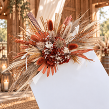 Load image into Gallery viewer, Rustic everlasting arbour / backdrop / easel hanging flowers MEDIUM - HIRE ONLY
