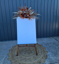 Load image into Gallery viewer, Rustic everlasting arbour / backdrop / easel hanging flowers MEDIUM - HIRE ONLY
