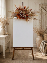Load image into Gallery viewer, Rustic everlasting arbour / backdrop / easel hanging flowers MEDIUM - HIRE ONLY
