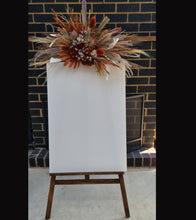 Load image into Gallery viewer, Rustic everlasting arbour / backdrop / easel hanging flowers MEDIUM - HIRE ONLY
