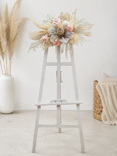 Load image into Gallery viewer, Boho Blush Banksia Everlasting arbour / backdrop or easel flowers - HIRE ONLY
