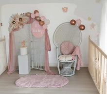 Load image into Gallery viewer, Pastel pink fluffy rug – additional decor - HIRE ONLY
