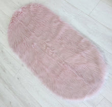 Load image into Gallery viewer, Pastel pink fluffy rug – additional decor - HIRE ONLY
