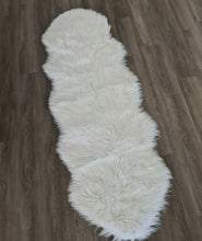 Load image into Gallery viewer, White fluffy rug – 2 available – additional decor - HIRE ONLY
