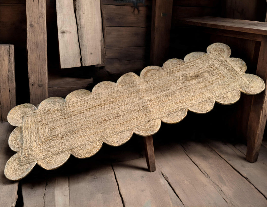 Boho Jute runner - HIRE ONLY