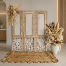 Load image into Gallery viewer, Boho Jute runner - HIRE ONLY
