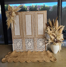 Load image into Gallery viewer, Boho Jute runner - HIRE ONLY
