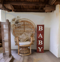 Load image into Gallery viewer, Baby Shower BABY Boxes – Boho or Rustic - HIRE ONLY
