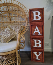 Load image into Gallery viewer, Baby Shower BABY Boxes – Boho or Rustic - HIRE ONLY
