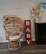 Load image into Gallery viewer, Baby Shower BABY Boxes – Boho or Rustic - HIRE ONLY
