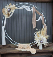Load image into Gallery viewer, White circle backdrop Boho Package – Style 1 - HIRE ONLY
