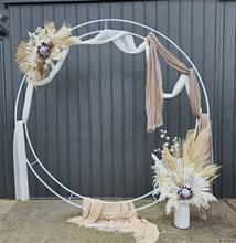 Load image into Gallery viewer, White circle backdrop Boho Package – Style 1 - HIRE ONLY
