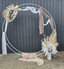 Load image into Gallery viewer, White circle backdrop Boho Package – Style 1 - HIRE ONLY
