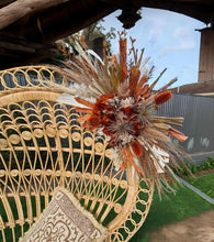 Load image into Gallery viewer, Rustic Queen peacock chair package
