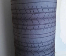 Load image into Gallery viewer, Alloy wheels and tyres cylinder cake stand / plinth - 90cm - HIRE ONLY
