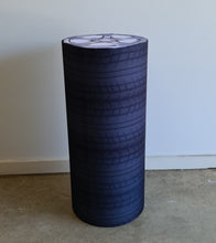 Load image into Gallery viewer, Alloy wheels and tyres cylinder cake stand / plinth - 90cm - HIRE ONLY
