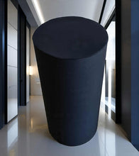Load image into Gallery viewer, Black cylinder cake stand / plinth - 75cm - HIRE ONLY
